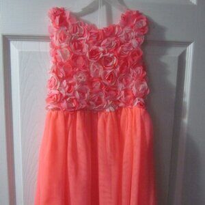 Coral Girl's dress